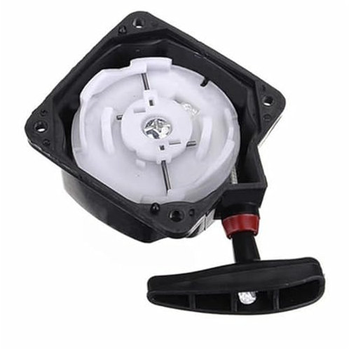 HUVNEXA Start for Motorsense, Strimmer, Rückstoß, Seilzugstarter, Rasenmäher, Rasenmäher, 80 mm, Teile, Schwarz Rückstoß-Seilzugstarter