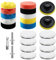 23 Stück 80mm Polierschwämme Pads,Polierset Auto, Auto Polier Set,Polieraufsatz Akkuschrauber Set,für Poliermaschine Zum Polieren, Schleifen, Wachsen