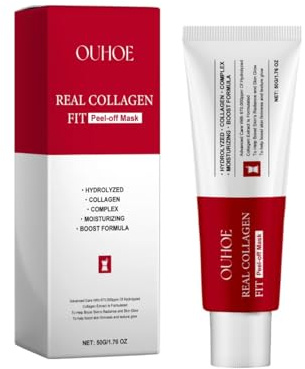 Real Collagen Fit Peel-Off, maschera idratante complesso di collagene idrolizzato