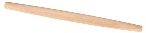 VICASKY Mattarello per Pasta in Legno Ergonomico e Leggero in Spessore Anello Guida Utensile per Impasti Pizza e Biscotti Resistente e Adatto Uso e Professionale
