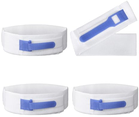 4stk Urinbeutelhalter mit Klettverschluss, 63x5cm Polyester Gurte für Urinbeutel für Sichere Schlauchstabilisierung Und Komfortablen Tragekomfort