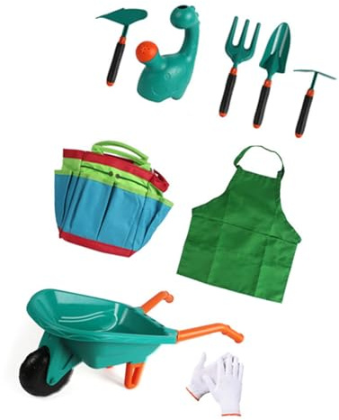 XAGMODSHN Set da Giardinaggio per Bambini con Pala E Secchio Annaffiatoio per attività All'aperto Feste Raduni Giochi Finzione Set Attrezzi da Giardino Set Attrezzi da Giardino per Bambini