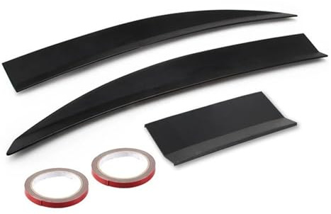 Flügel Tuning Zubehör Spoiler Für Auto Universal 3Stk 115-135CM Heckflügel Flügellippe(Schwarz)