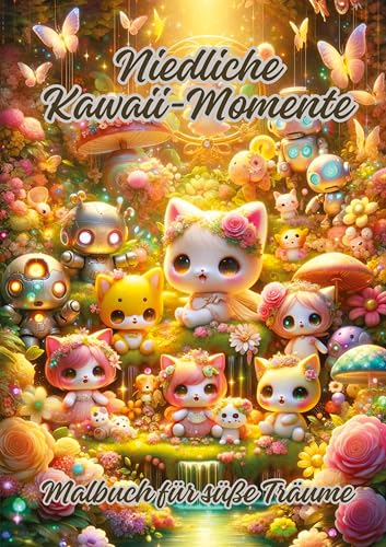 Niedliche Kawaii-Momente: Malbuch für süße Träume