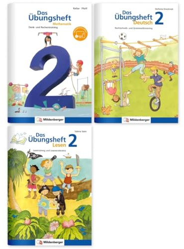 Sicher ins 3. Schuljahr – Paket: Rechnen – Schreiben – Lesen – Grammatik · Klasse 2: Wichtige Grundlagen des Stoffs der 2. Klasse wiederholen, um gut ins 3. Schuljahr zu starten.