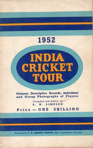 India Cricket Tour - England 1952