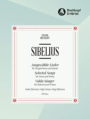 15 ausgewählte Lieder - Ausgabe für hohe Stimme und Klavier (EB 6943)