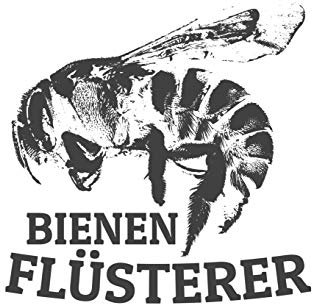 Bienenflüsterer (schwarz): Notizbuch / Notizheft für Imker Imker-in Imkern Honig Bienen-Stock A5 (6x9in) dotted Punktraster