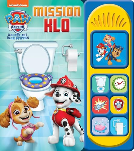 PAW Patrol - Mission Klo - Soundbuch - Pappbilderbuch mit 7 Geräuschen