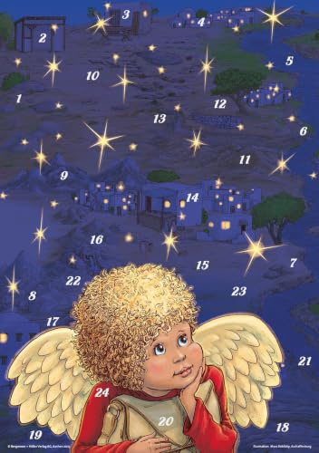 Gloria und die himmlische Tasche: Fensterbild-Adventskalender