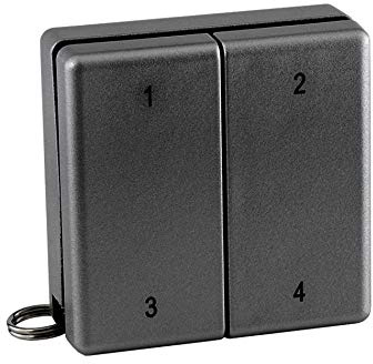 Eltako Funksensor Mini-Handsender, 1 Stück, anthrazit, FMH4S-AN