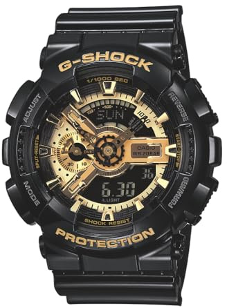 Casio Herren Analog/Digital Quarz mit Resin Armbanduhr GA110GB1AER