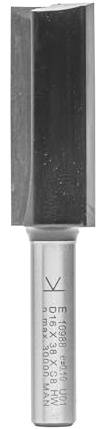 ENT 10988 Nutfräser HW, Schaft (S) 8 mm, Durchmesser (D) 16 mm, NL 38 mm, SL 32 mm, GL 70 mm, mit HW Grundschneide