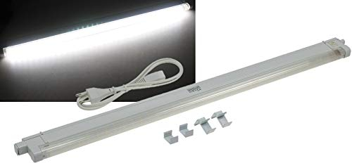 ChiliTec LED Unterbauleuchte 60cm Küchenleuchte 7 Watt 940 Lumen Lichtleiste Schrankleuchte mit Schalter Beleuchtung Küche Arbeitsfläche Licht Weiß