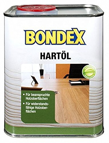Bondex 352503 Hartöl farblos 0,75 L für 10,5 m² - Abriebfestes Holzöl, Hoch Belastbares Holzpflegeöl, Tiefenschutz, Natürliche Rohstoffe