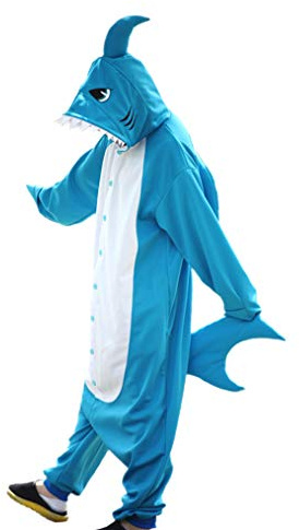 wotogold Tier Hai Pyjama Unisex Erwachsene Cosplay Kostüme