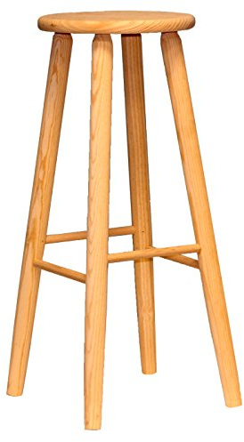ARTEMA Taburete de Madera Natural 70 x 32 x 32 cm