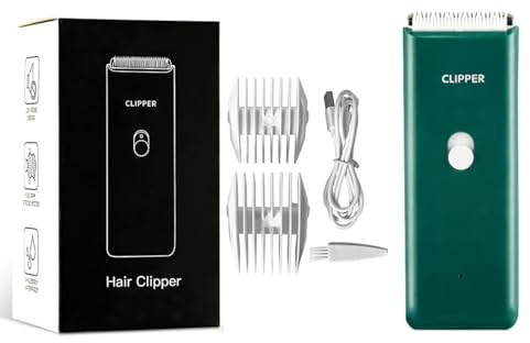 Tileon Dog Clippers,Quiet Washable USB Rechargeable Cordless Dog Grooming Kit,Electric Pets Hair Trimmers Shaver Shears for Dogs and Cats Green