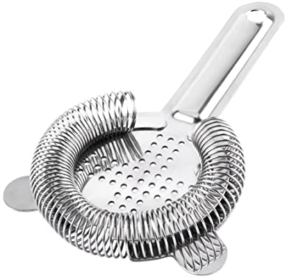 2Pcs Barsieb Cocktail Edelstahl Cocktail Sieb Feines Cocktailsieb Cocktail Shaker Stainless passend auf alle Shaker, Hochwertiges Barzubehör