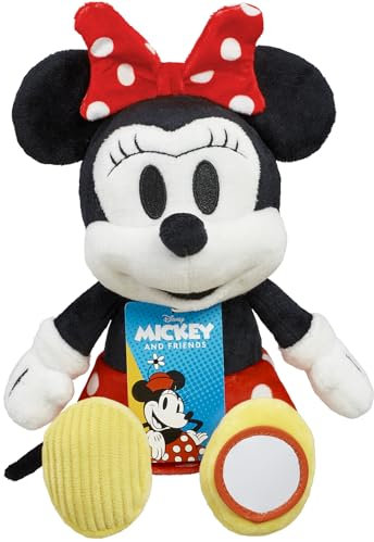 Rainbow Designs Official Disney Mickey Mouse & Friends - Mickey Mouse Activity Soft Toy Sensory Fun & Play For Babies & Toddler (Minnie)