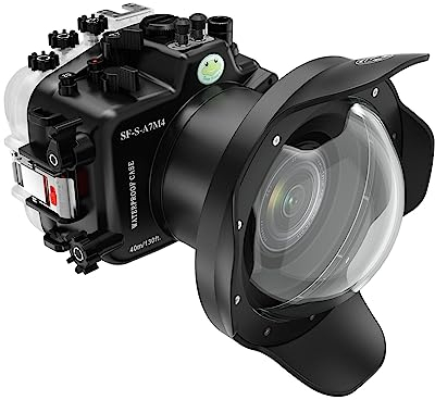 Sea frogs 40 m professionelles Unterwasserkamera-Gehäuse mit 6 Zoll Dome Port (A7M4+ WA005F)