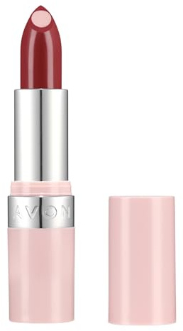 AVON Rossetto Hydramatic Shine SPF20 - Scarlet | Lip Stain A Lunga Tenuta Per Un Perfetto Colore Brillante | Rossetto Lunga Durata Cuore Di Acido Ialuronico | 3,6g