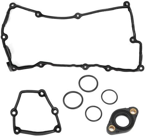 Jadeshay Kfz-Ventildeckeldichtungssatz, Gummi-Ventildeckeldichtungen für Automotoren für E87 120i E46 318i E90 320i X3 N46 N42 11120032224