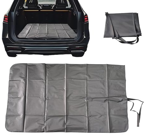 Nuyhadds Matina de Mascotas de Coche, Alfombra de Carga de Coche - Doble Pet Trunk Trunk Cargo Cubre de Cobertura | Space Trasero para Perros Resistente al Agua Liner de Cola Área de Cubierta de Cola