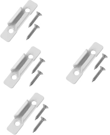 Tofficu 4 Pezzi Sostituzione Facile Scorrevole Accessorio Sicurezza per Design Moderno e Resistente per Finestre Antivento