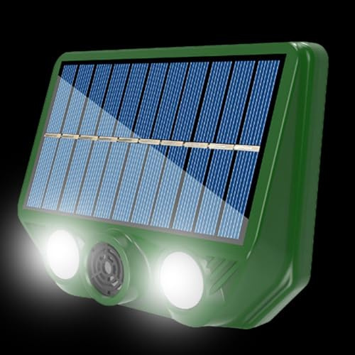 Repocher À Chat À Ultrasons | Repocher Animal | Répulsion Du Chat Pour Les Jardins - Solar USB Powered 9.4x7.4x3cm IP66 Arafroproofer 200-300m Gamme 20-36.5 KHz Économie D'énergie Pour Le Jardin De Ja