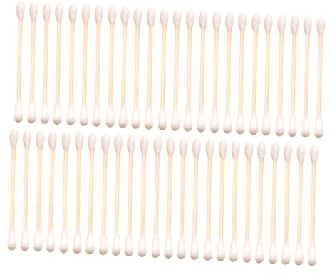 LOORGVEL 300 piezas Bastoncillos de Algodón para Maquillaje y Limpieza Facial Doble Punta Suaves y Seguros para Piel Sensible Uso Hogar y Viajes