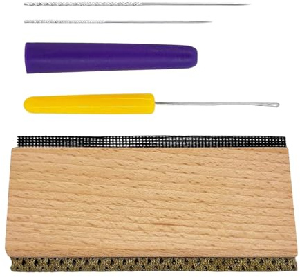 Junhonze Peine para Lana - Cepillo Ropa Quitapelos - Peine para Cachemira - Quitapelusas Manual - Kit De ReparacióN para JerséIs De Lana, Adecuado para Eliminar Bolas De Pelo Y Pelusas De La Ropa
