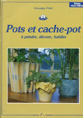 Pots Et Cache-Pot. A Peindre, Decorer, Habiller