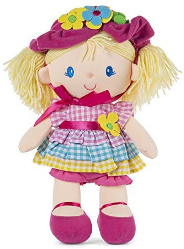 GUND April Springtime Dolly 13 Inch Plush Doll with Removable Bonnet and Dress