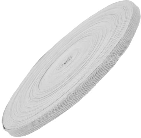 1 Rolle 1 Cm Fischgräten-baumwollband Atmungsaktives Baumwollband Multifunktions-baumwollband Schleife Dekorative Bänder Band Für Gurtband Baumwolle Rohrleitungen Baby Geschenk