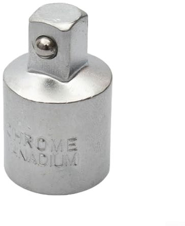 Adaptador de enchufe de unidad, pieza de adaptador portátil, llave convertidora de llave de vaso de 1/2 pulgada 3/8 pulgadas 1/4 pulgadas hembra a macho, acero, varios tamaños (1/2-3/8)