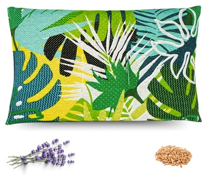 Saco Térmico Semillas Microondas | Saco Semillas Microondas | Bolsa de Semillas de Trigo y Lavanda, para un Alivio Natural, 28 x 17 cms.