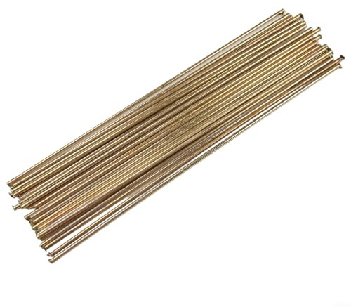 EXTRWORY 25Pcs Pack Welding Rods Brass Brazing Rods 3.0Mm For Oxyacetylene Gas Welding Copper Alloy Carbon Steel Repair