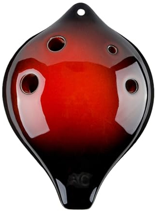 Ocarina Ocarina A 6 Fori Per Principianti Strumento A Sei Per Professionisti Materiali Didattici(Red SG Treble G)