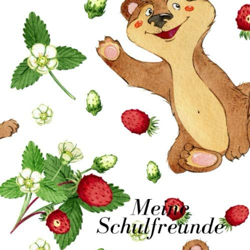 Meine Schulfreunde: Freundschaftsbuch für Freundinnen und Freunde mit Waldfreunde Motiv I Erinnerungsbuch an Schulfreunde und Schulzeit I Kitzelbuch mit Platz für selbstgemalte Bilder