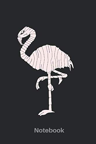 Notebook: Notizbuch | Journal | Handlettering | Tagebuch |110 Linierte Seiten | ca. A 5 | Flamingo I Wrapped Flamingo I Geschenk I Weihnachtsgeschenk I Flamingo Artikel I Flamingo Bild I Flamingo Buch