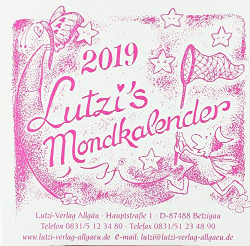 Lutzis Mondkalender rund 2019