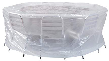 HOUSSE RONDE POUR TABLE DE SALON DE JARDIN diam 200 x H80