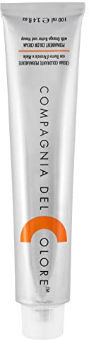 Compagnia Del Colore, Crema Colorante Professionale a Lunga Durata, Tinta per Capelli Delicata, Nutriente, Idratante, Protettiva, con Burro d’Arancia e Miele, Biondo Rosso Intenso 7.66, 100 ml