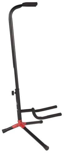 Fender 099-1802-000 HN157778 Soporte de guitarra ajustable - Negro / Rojo