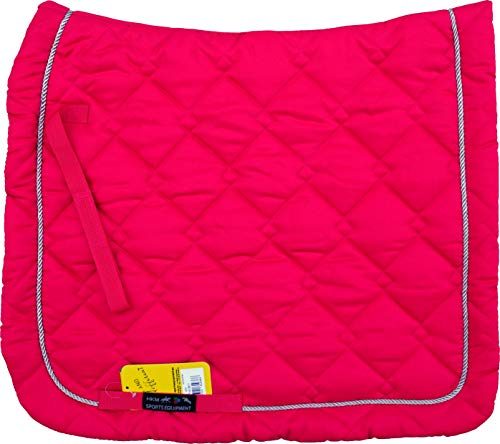 HKM Gently Sattelunterlagen Pink/Silber Vollblut/Warmblut