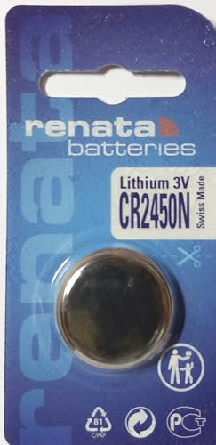 RENATA Battery,Lithium Coin, CR2450N, 3V 540MAH by Game Points Direct