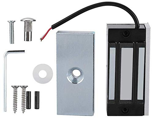 Mini Elektromagnetische Magnetische Türschloss, 60 KG Power on Lock DC24V Zugangskontrolle Magnetventil Schloss für Holz Glas Metall Tür