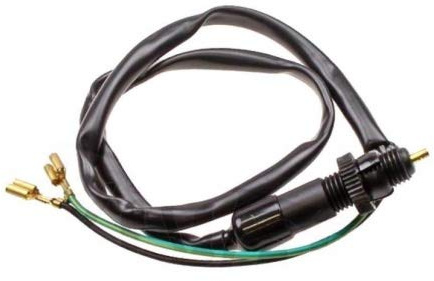 Streetparts 24 Bremslichtschalter hinten, Drucktaste, Schwarz, 1-Weg, Wandhalterung, passend für Simson S50, S51, S53, S70, S83, MZ ETZ