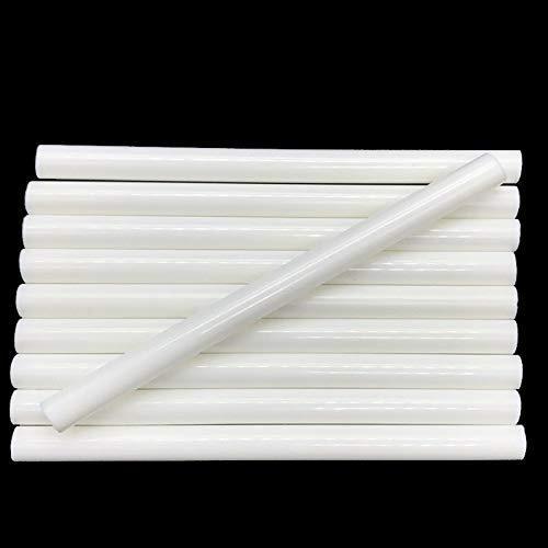 W-L Stick Colla A Caldo Sticks Colore Bianco 7MM Colla Calda della Fusione for Electric Glue Gun Car Audio Craft Riparazione Sticks Adesivo Tenuta Cera Stick 10 Pezzi
